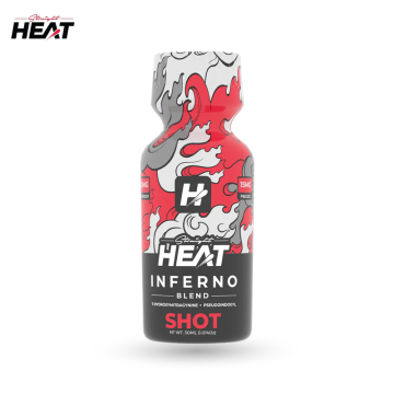 STRAIGHT HEAT INFERNO BLEND 7 HYDROXY + PSEUDO KRATOM SHOTS 12CT/PK